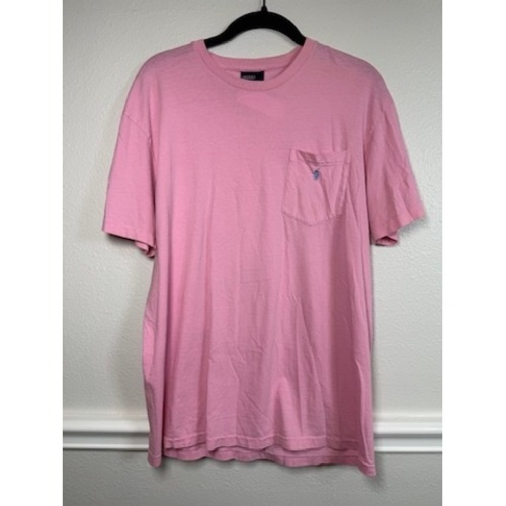 Polo Ralph Lauren 80's Pink Short Sleeve Pocket T-Shirt Size S Cotton Pony Logo